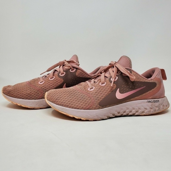 Nike Women's Legend React Running Shoes Pink 11 - Picture 2 of 11